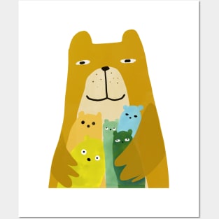 proud mother-- bear mom Posters and Art